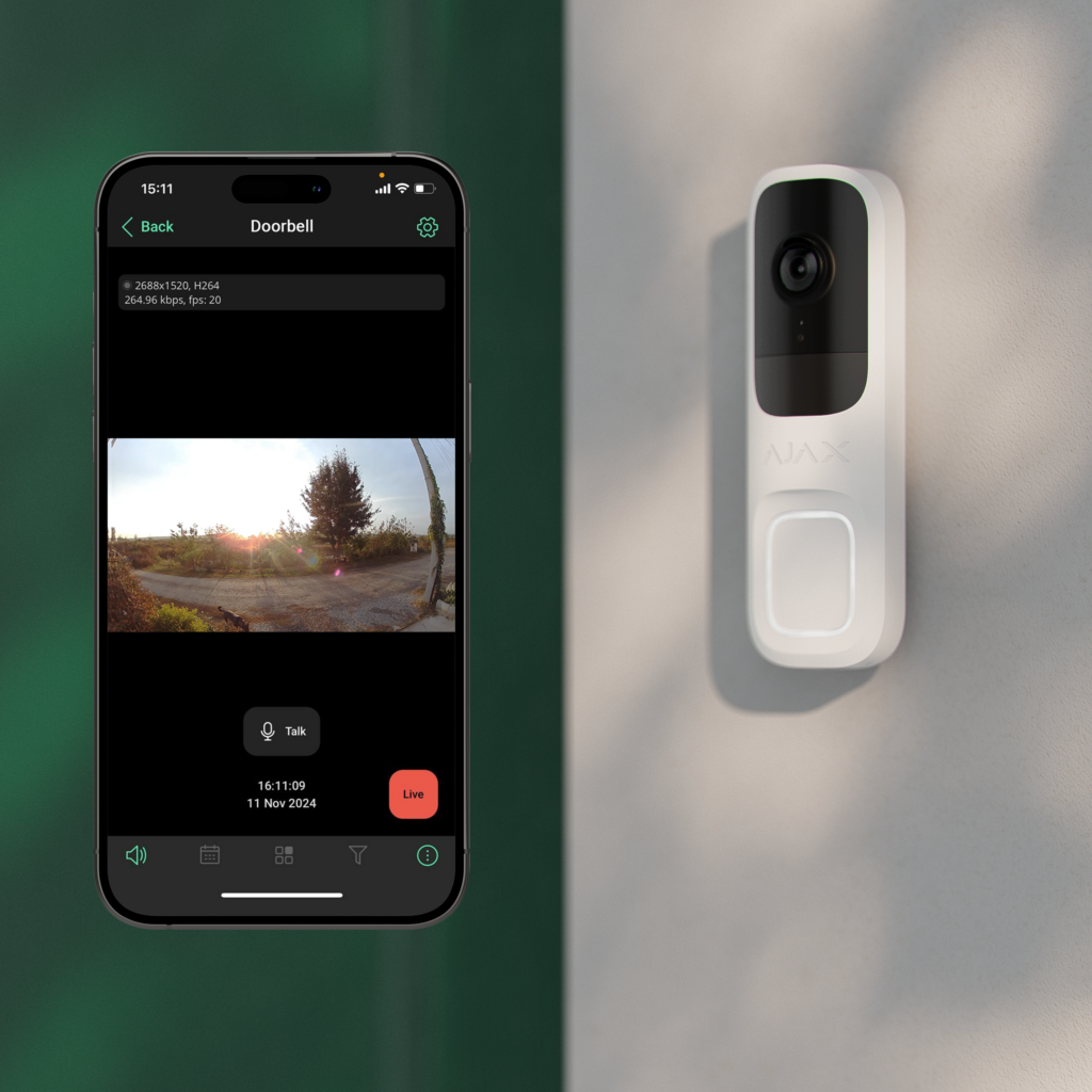 Ajax doorbell