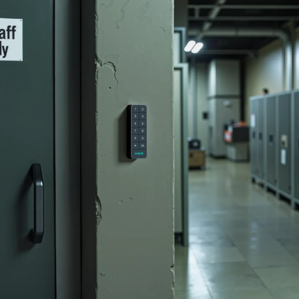 Ajax keypad outdoor fibra technical room